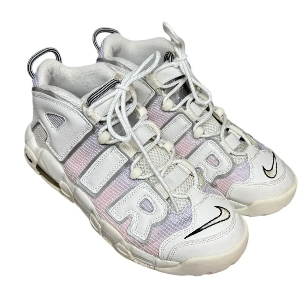 Nike Air More Uptempo 96 GS Pink Purple Fade White Kids 7Y